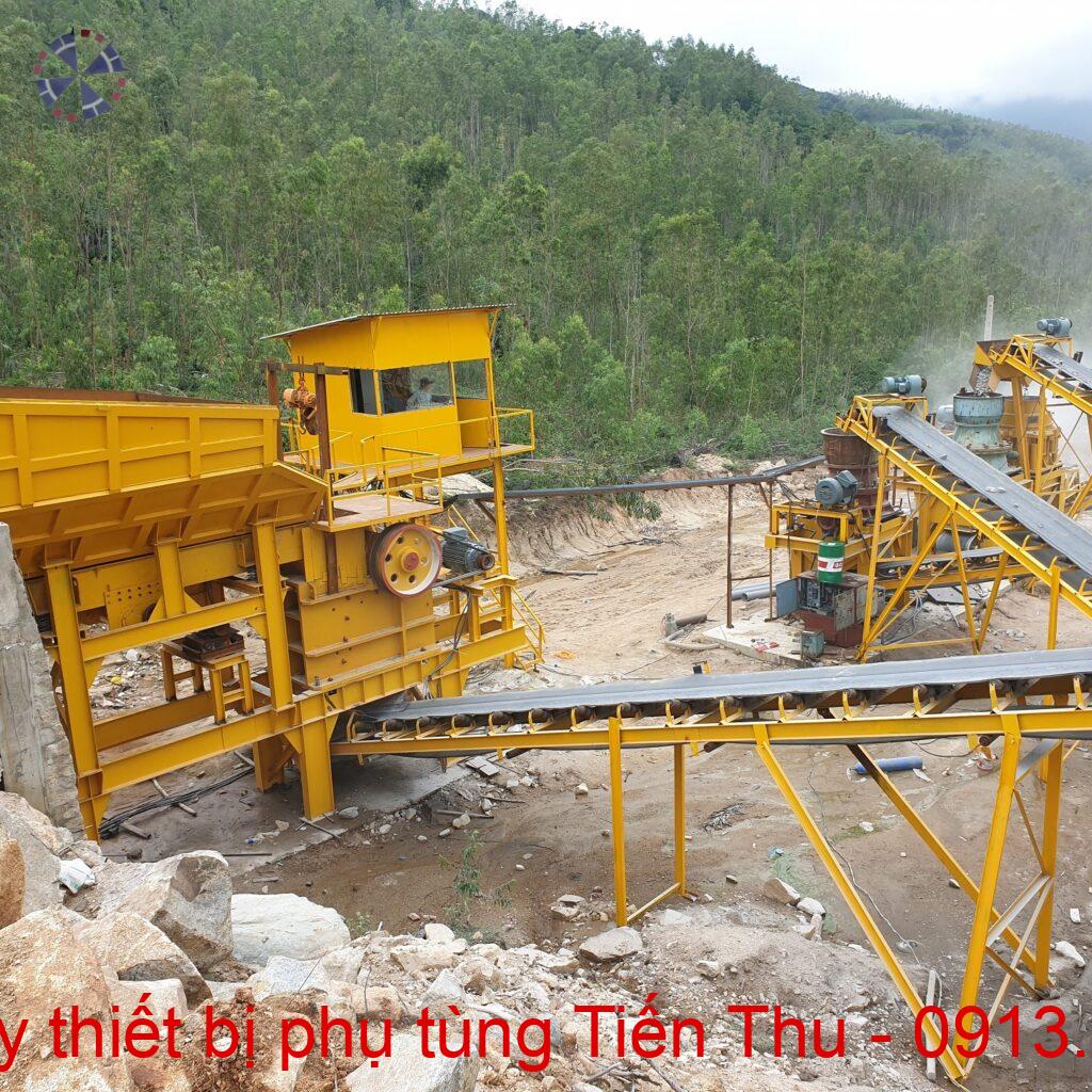 Thi Công Trạm nghiền sàng đá 350T/h