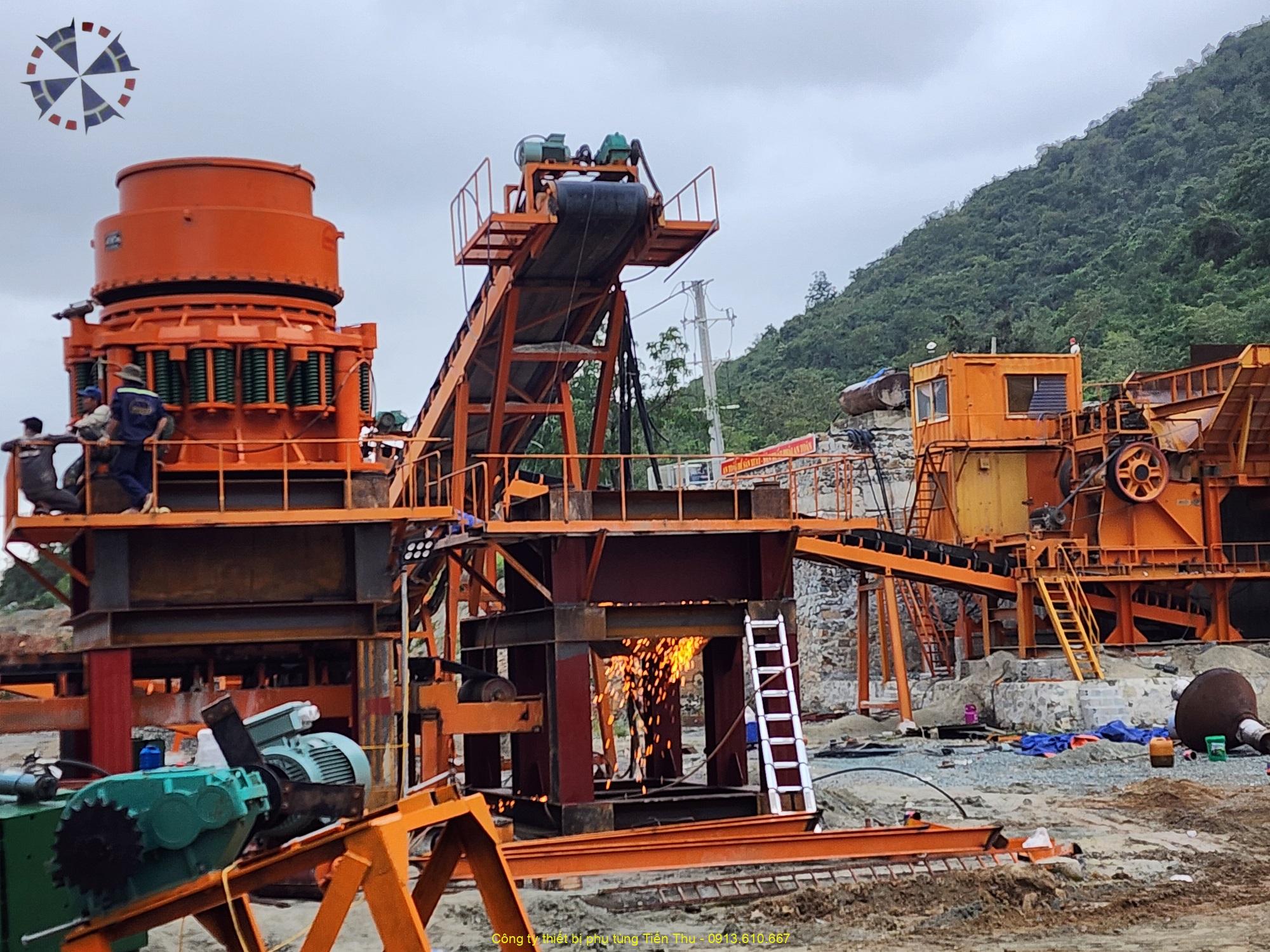 thi công trạm nhiền đá 350 tan gio tai Ninh Thuận3