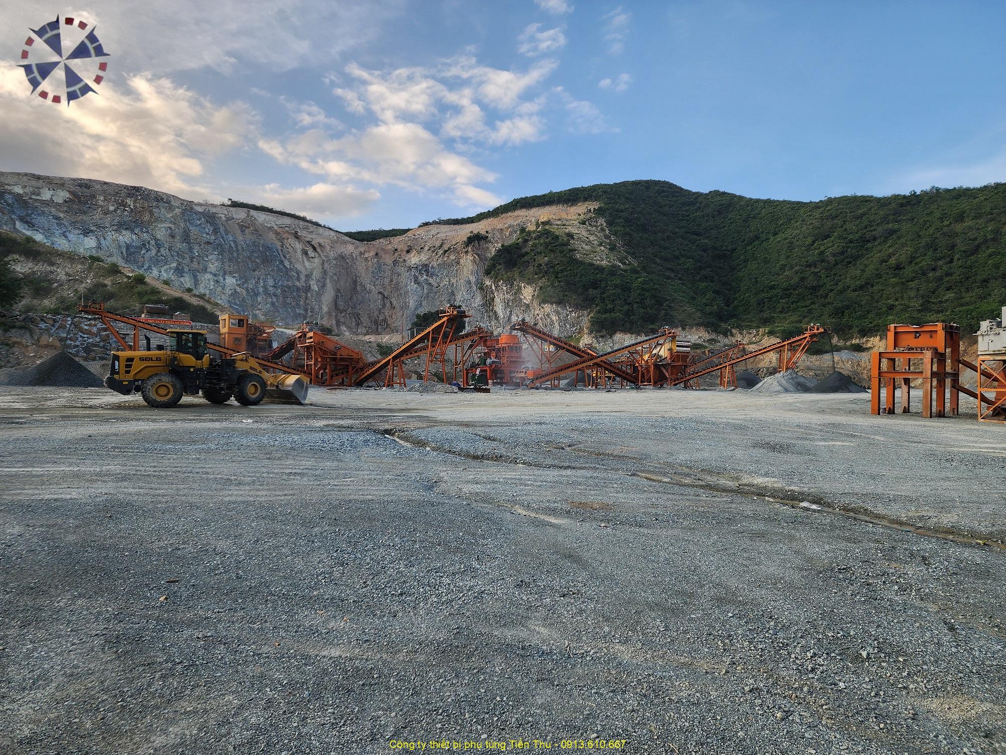 thi công trạm nhiền đá 350 tan gio tai Ninh Thuận4