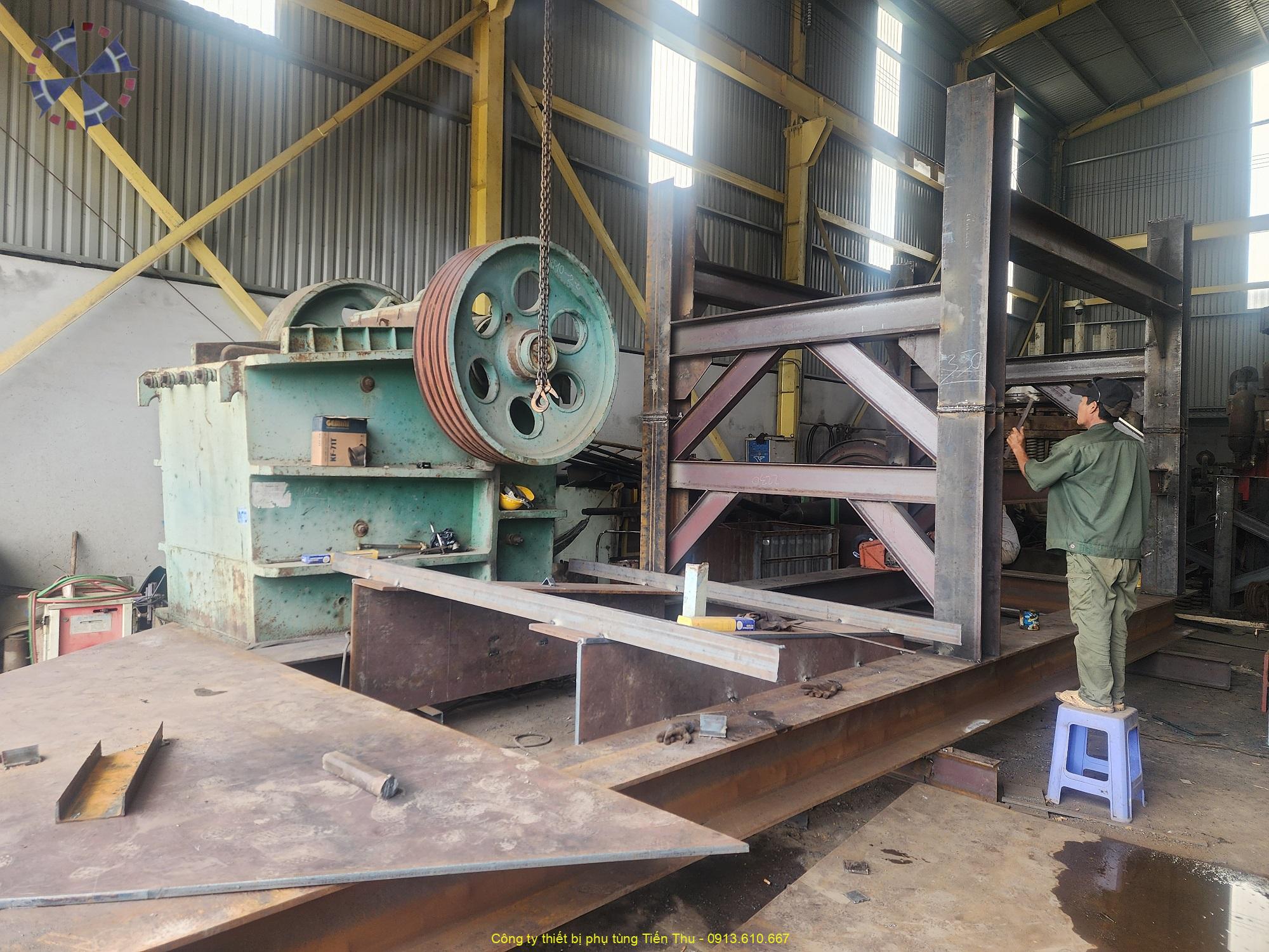 thi công trạm nhiền đá 350 tan gio tai Ninh Thuận5